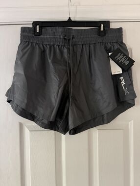 Ralph Lauren RLX Dark Gray Athletic Running Shorts